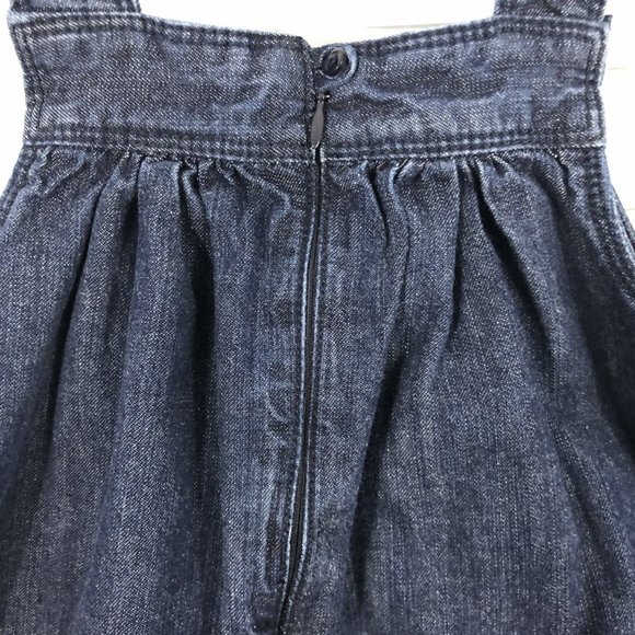 SOLD! GAP Baby Gap Denim Button Dress 2yr - Picture 4 of 6